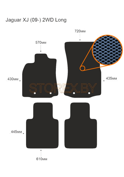 Jaguar XJ (09-) 2WD Long copy