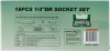 Набор головок торцевых S04H2118S,  1/4"DR, 4-13 мм, 18 предметов