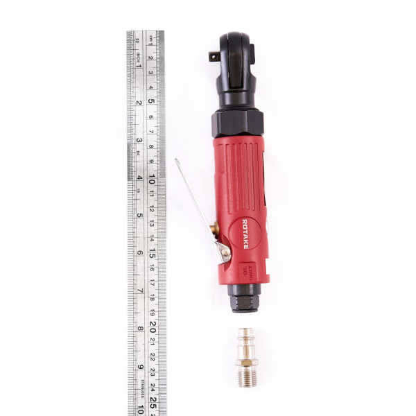 Пневмотрещотка ROSSVIK RT-5218 (1/4", 27 Нм, 250 об/мин, 85 л/мин, 6,2 бар, 0,5 кг)