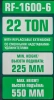 Домкрат пневмогидравлический подкатной 22т в комплекте со сменными надставками-удлинителями(h min-225mm, h max-430mm)