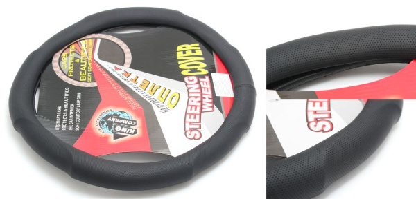 Чехол руля PU-72000 BK-M