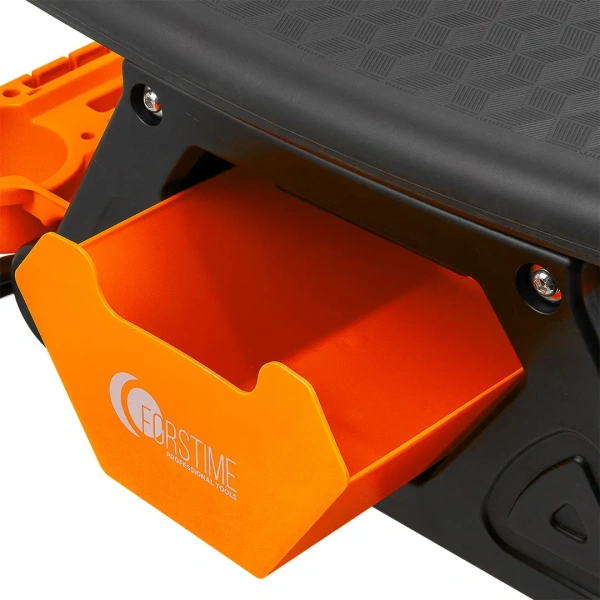 Стул пластиковый передвижной с выдвижным ящиком и пластиковыми ложементами (г/п 130кг, сиденье 450х250мм, ящик 225х210х125мм, ложемент 260х250х50мм)