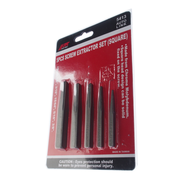 Набор экстракторов забивных JTC 5413 (1/8"-3/8", 5 предметов)