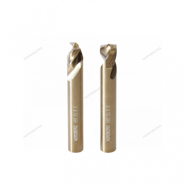 Сверло для точечной сварки NORDBERG DS0860 (8 мм, длина 60 мм, 2 шт.)