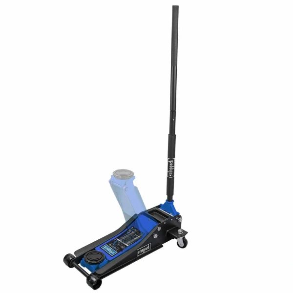 Домкрат подкатной гидравлический 3т ( h min 75мм. h max 505мм)