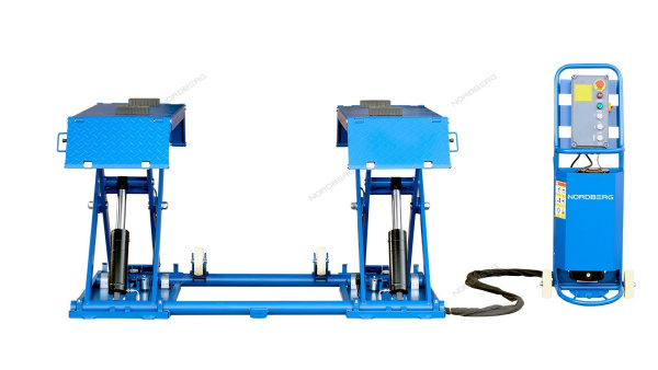 Подъемник ножничный 3т 220В синий NORDBERG N632-3-220
