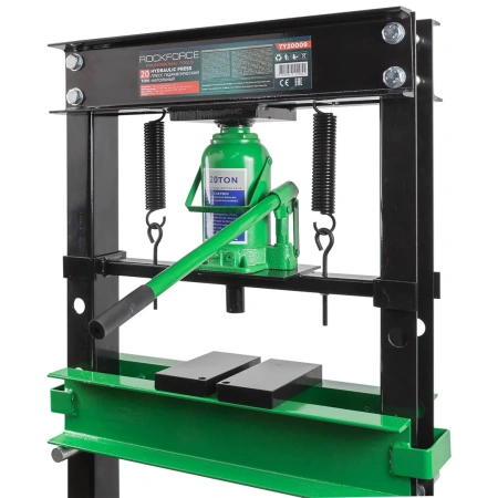 Пресс гидравлический напольный домкратного типа 20т(раб. высота:30-830мм, раб. ширина: 490мм, ход штока: 150мм)