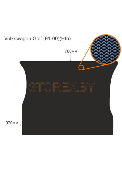 Volkswagen Golf (91-00)(Htb) Багажник copy