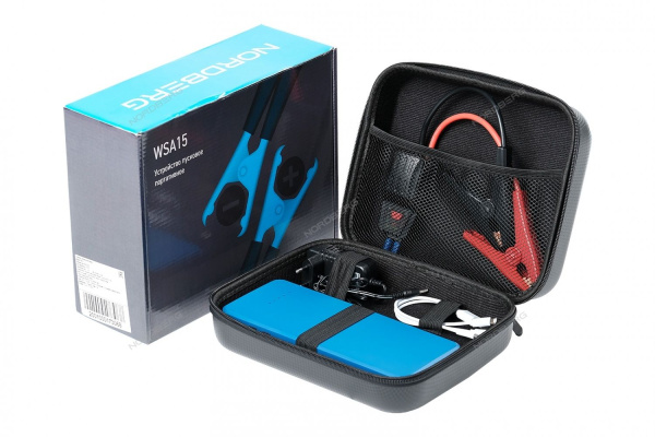 NORDBERG Устройство WSA15 пусковое портативное 5/12V, емкость 15 Aч