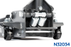 Домкрат супернизкий подкатной 3 тонны H=75-510 мм NORDBERG N32034