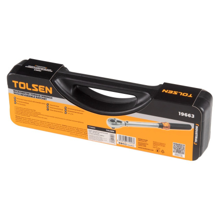 Ключ динамометрический 3/8" 10-60 Нм в пластиковом кейсе TOLSEN TT19663