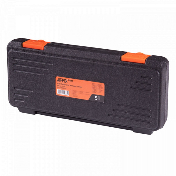 Вакуумметр AFFIX AF12030003C, от -1 до 1 бар, комплект адаптеров, кейс, 5 предметов