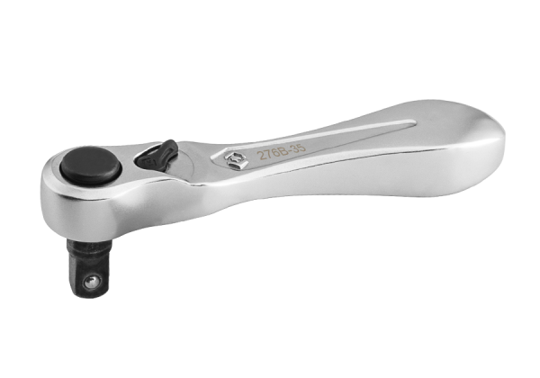 Трещотка KING TONY 276B-0225, 1/4", 88 мм, 60 зубцов, флажковая, для вставок (бит)