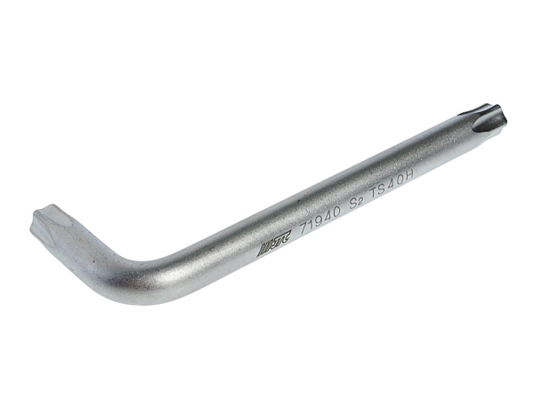 Ключ TORX Г-образный 5-гранный JTC 71940 (TS40H, L=76 мм)