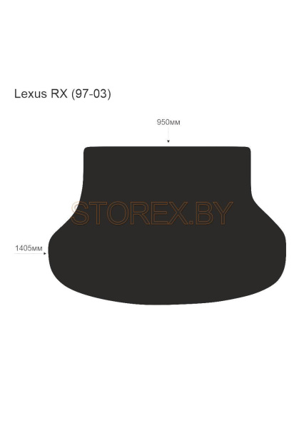 Lexus RX (97-03) Багажник copy