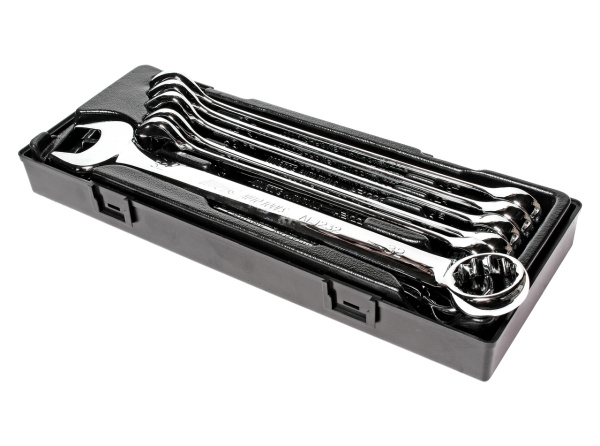 Набор ключей комбинированных с зеркальной полировкой JTC K6085 (24-32 мм, 8 предметов в кейсе)