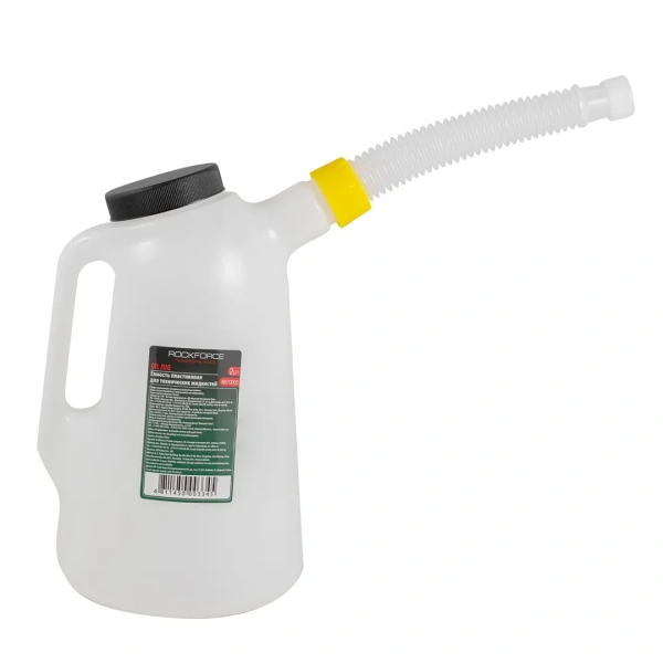 Емкость мерная пластиковая для заливки масла 2л с крышкой Емкость мерная пластиковая для заливки масла 2л с крышкой