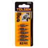 Набор вставок (бит) торцевых 1/4" Phillips PH0-3 25 мм 5 предметов TOLSEN TT20286