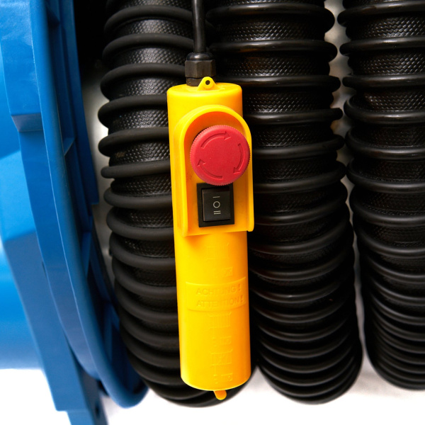 Катушка электрическая для удаления выхлопных газов ROSSVIK CA500D07608 (шланг 76 мм*8 м)