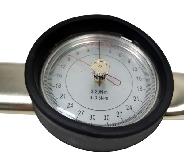Ключ динамометрический TA-B2030-38 со шкалой, 0-30Nm, 3/8"
