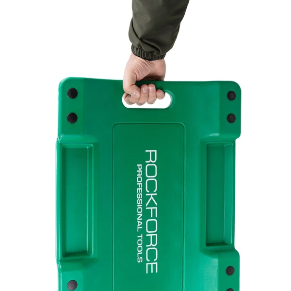 Лежак пластиковый подкатной на 6-ти колесах