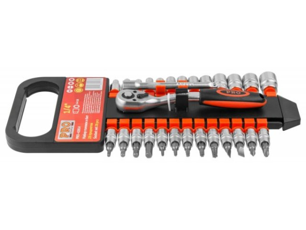 Набор головок и бит 28пр. 1/4" PRO STARTUL (PRO-42814)