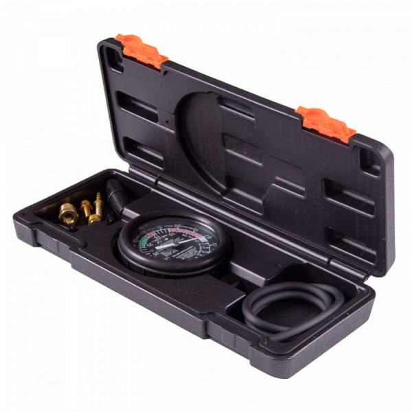 Вакуумметр AFFIX AF12030003C, от -1 до 1 бар, комплект адаптеров, кейс, 5 предметов