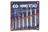 Набор накидных ключей, 1/4"-9/8", 7 предметов KING TONY 1707SR