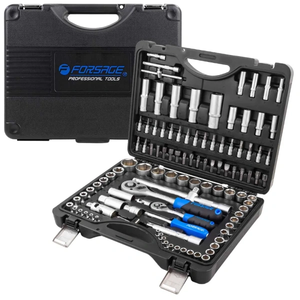 Набор инструментов 108пр.1/4''&1/2''(6гр.)(4-32мм)