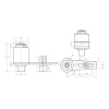 Усилитель крутящего момента ручной с опорой на головку GARWIN PRO 520205-7500 (1:24,3; 7500 Нм)