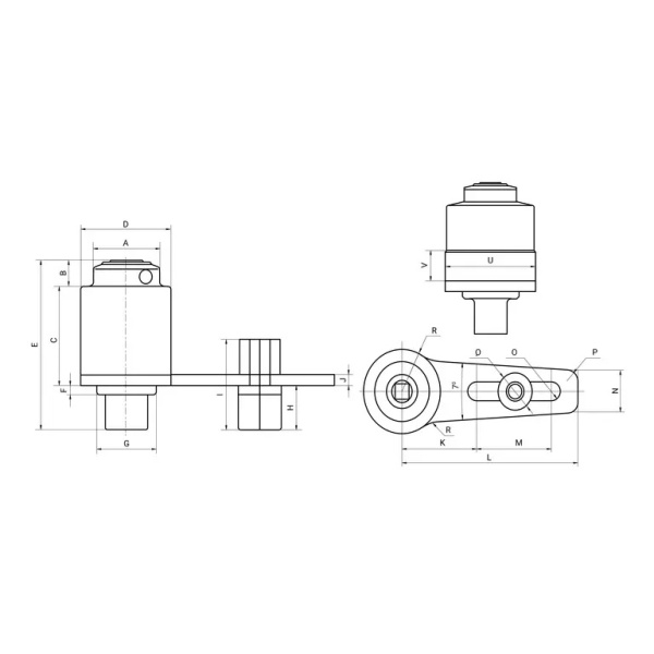 Усилитель крутящего момента ручной с опорой на головку GARWIN PRO 520205-7500 (1:24,3; 7500 Нм)