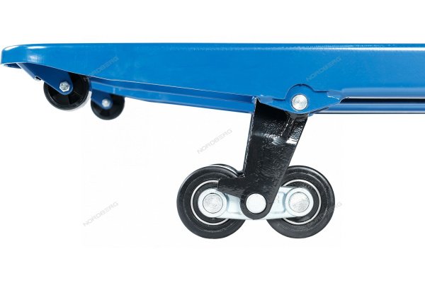 Тележка складская гидравлическая короткая NORDBERG N3902S-25 с ПУ колесами (2,5 т)