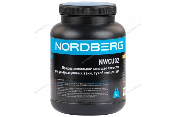 Профессиональное моющее средство для ультразвуковых ванн NORDBERG NWCU02 (сухой концентрат, 2 кг)