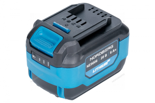 Аккумулятор NORDBERG NE9006 для NE810K, NE108K, NE307K (Li-ion, 20 В, 6 Ач)