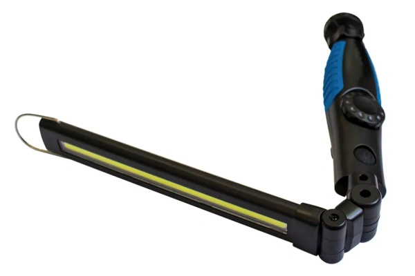 Лампа светодиодная аккумуляторная на магнитном шарнире с регулятором яркости(5WCOB,450Lumen,3.7V,2000mAh,USB провод,защита гнезда зарядки)