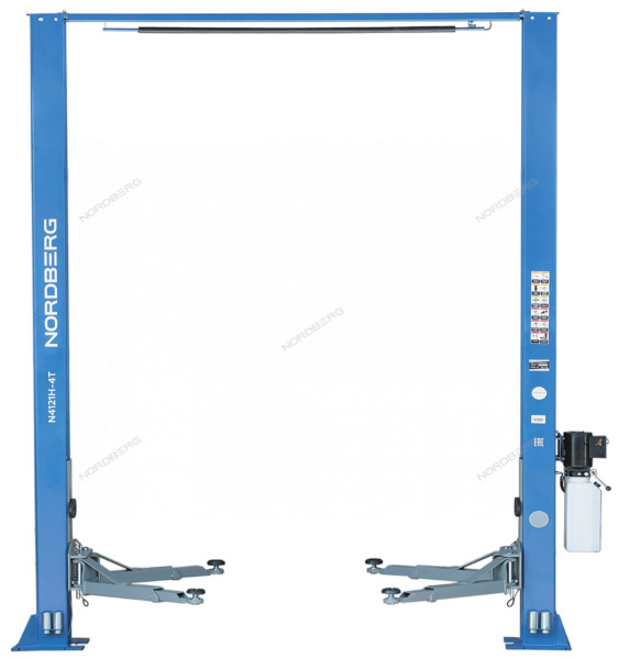 Двухстоечный подъёмник 4т с верхней синхронизацией NORDBERG N4121H-4T