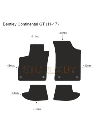 Bentley Continental GT (11-17) copy