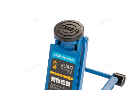 Домкрат подкатной г/п 3,3 тонны H=80-500 мм супернизкий подхват NORDBERG N32033