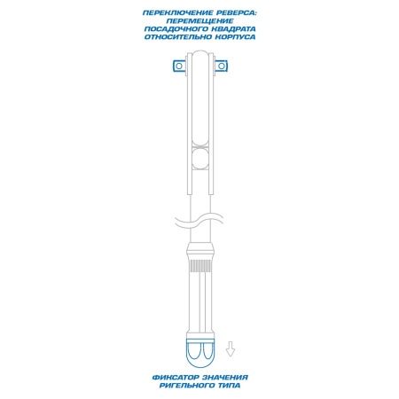 Динамометрический ключ серии "INDUSTRIAL", 1/2", 70-330 Нм, для левой и правой резьбы, кейс KING TONY 3446E-3HG