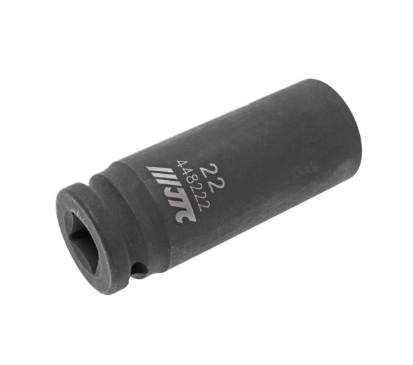 Головка торцевая ударная глубокая JTC 448222 (1/2", 22 мм, L=82 мм)