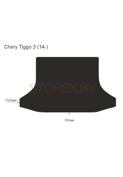 Chery Tiggo 3 (14-) Багажник copy