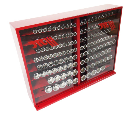 Набор головок торцевых 6-ти гранных JTC H4137 (1/2", 10-32 мм, 137 предметов в металлическом шкафу)