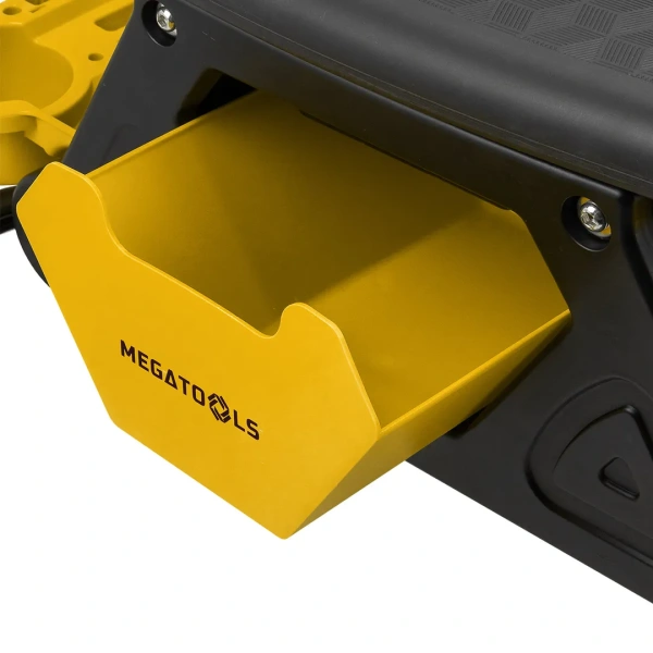 Стул пластиковый передвижной с выдвижным ящиком и пластиковыми ложементами (г/п 130кг, сиденье 450х250мм, ящик 225х210х125мм, ложемент 260х250х50мм)