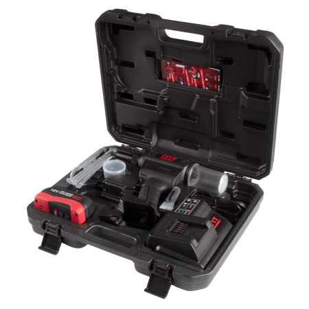 Заклепочник аккумуляторный MIGHTY SEVEN DR-102A1 (2,4-6,4 мм, 18 В, 3 предмета, кейс)