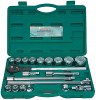 Набор головок торцевых S04H6321S (S04H6121S), 3/4"DR, 19-50 мм, 21 предмет