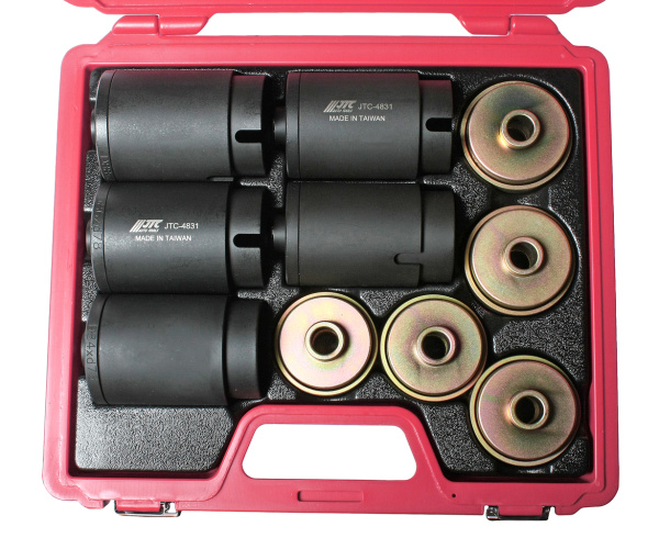 Набор съемников сайлентблоков под гидравлический привод в кейсе JTC 4831