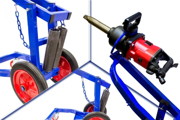 Тележка-держатель для ударного гайковерта на 4-х колесах (max нагрузка 50кг)