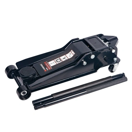 Домкрат подкатной гидравлический двухпоршневой 4т (h min 95мм, h max 560мм)