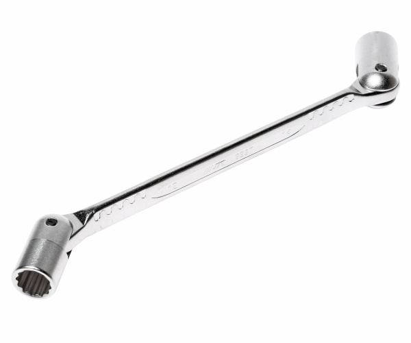 Ключ торцевой прямой шарнирный JTC 3937 (12х14 мм, L=222 мм)