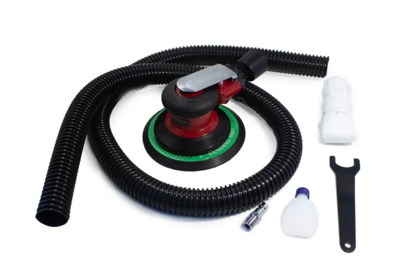 Пневмошлифовальная орбитальная машинка с принудительной системой пылеотвода 6''(150мм,12000об/мин, 128л/мин,6.3Bar)